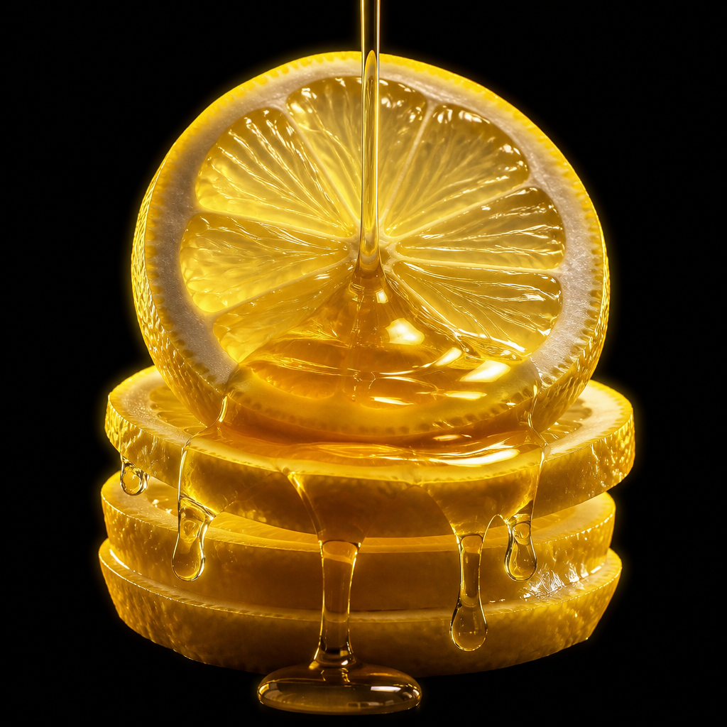 Organic lemon syrup